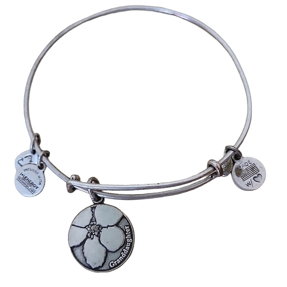 Alex & Ani Granddaughter Silver Bracelet - Picture 1 of 2